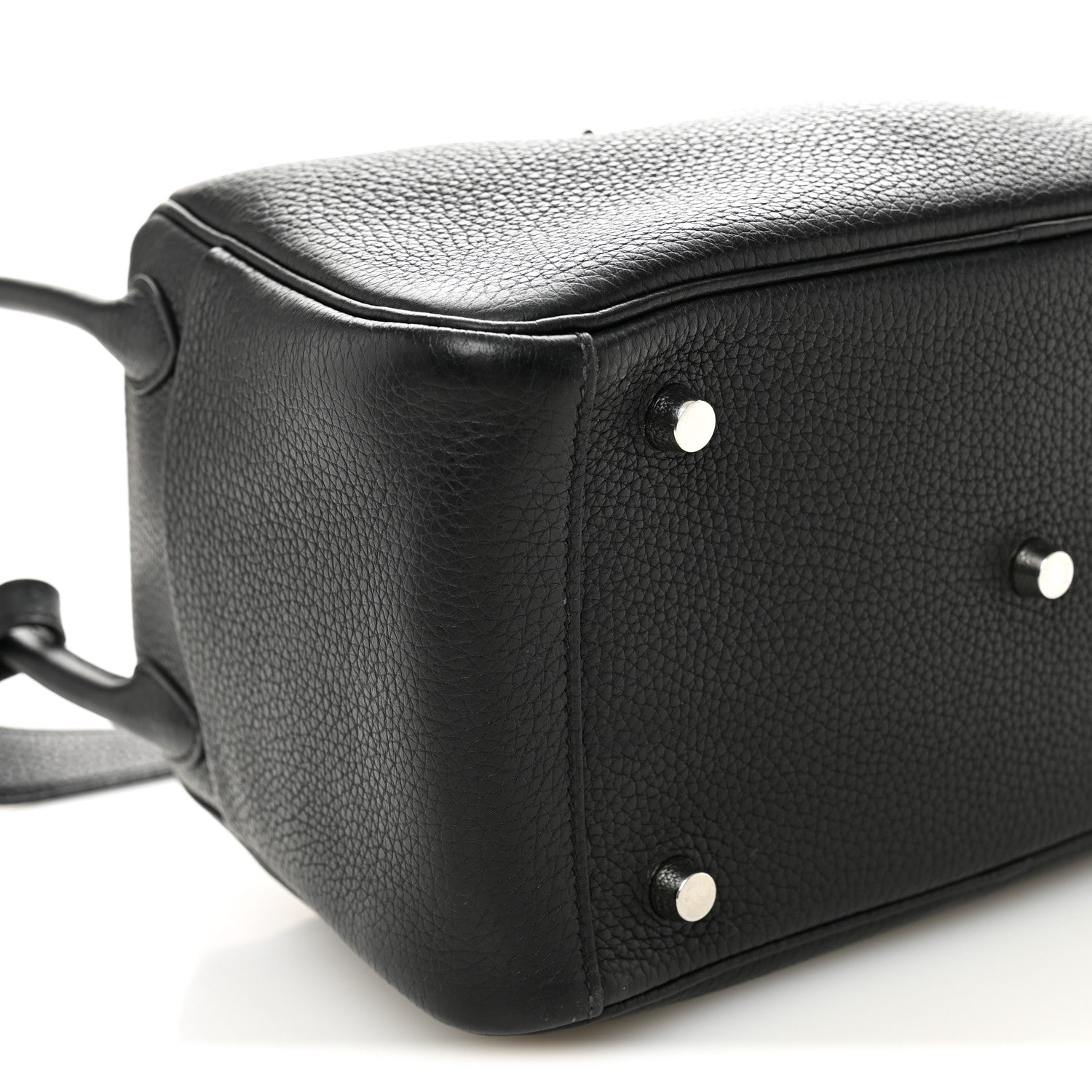 Hermes Taurillon Clemence Lindy 26 Black 9 of 10