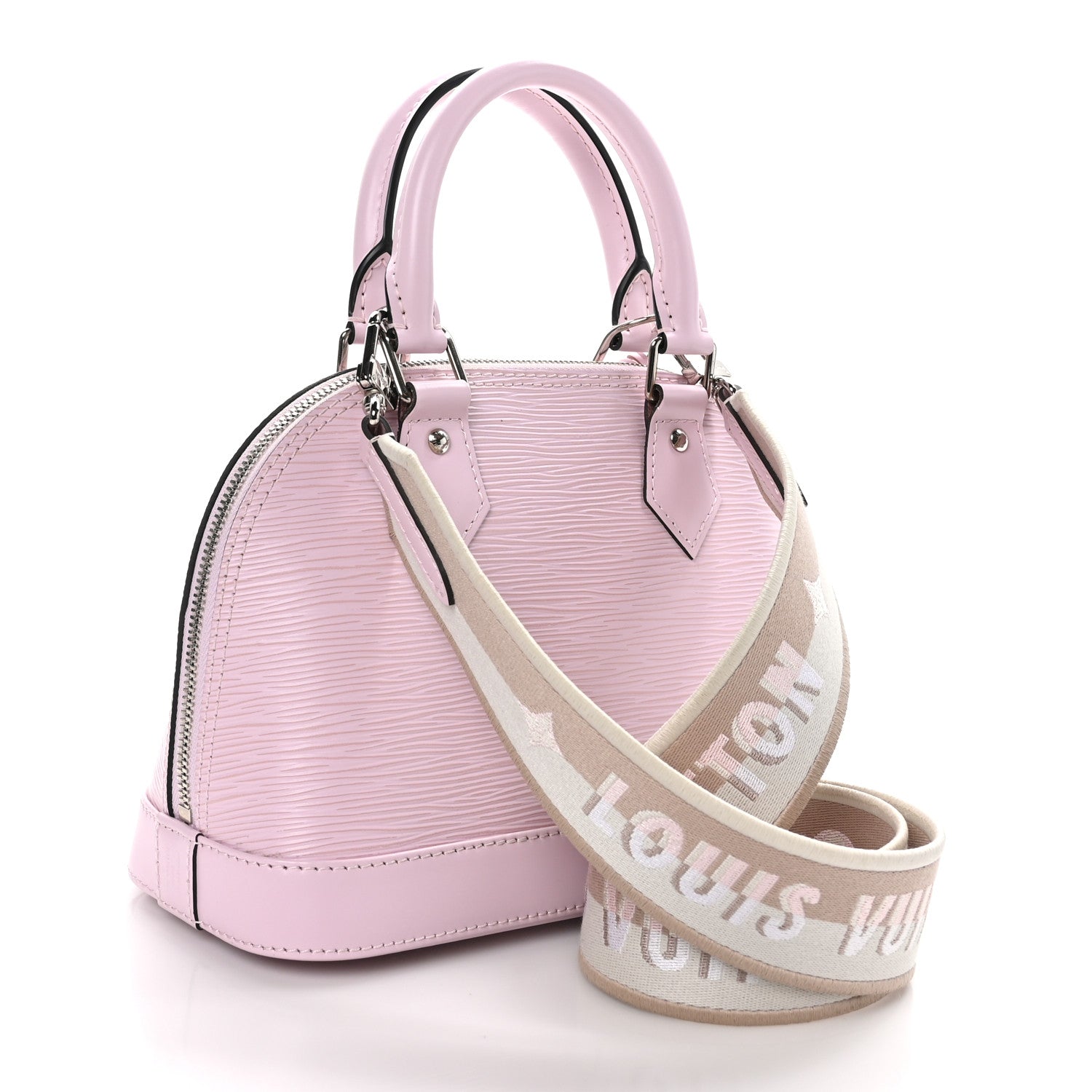 Louis Vuitton LOUIS VUITTON Epi Jacquard Alma BB Guimauve 3 of 9