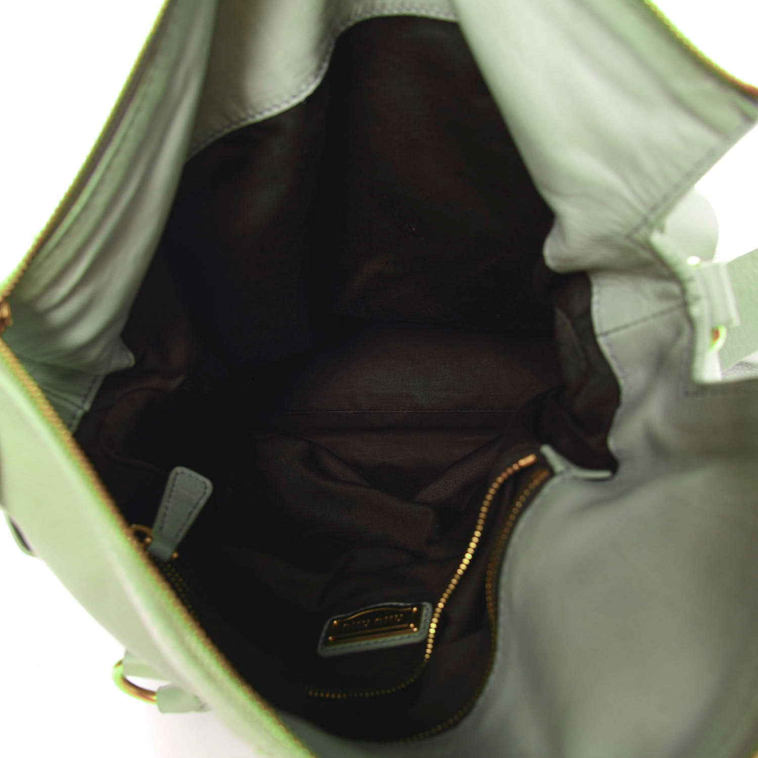 Miu Miu Vitello Bow Bag Nube 6 of 16