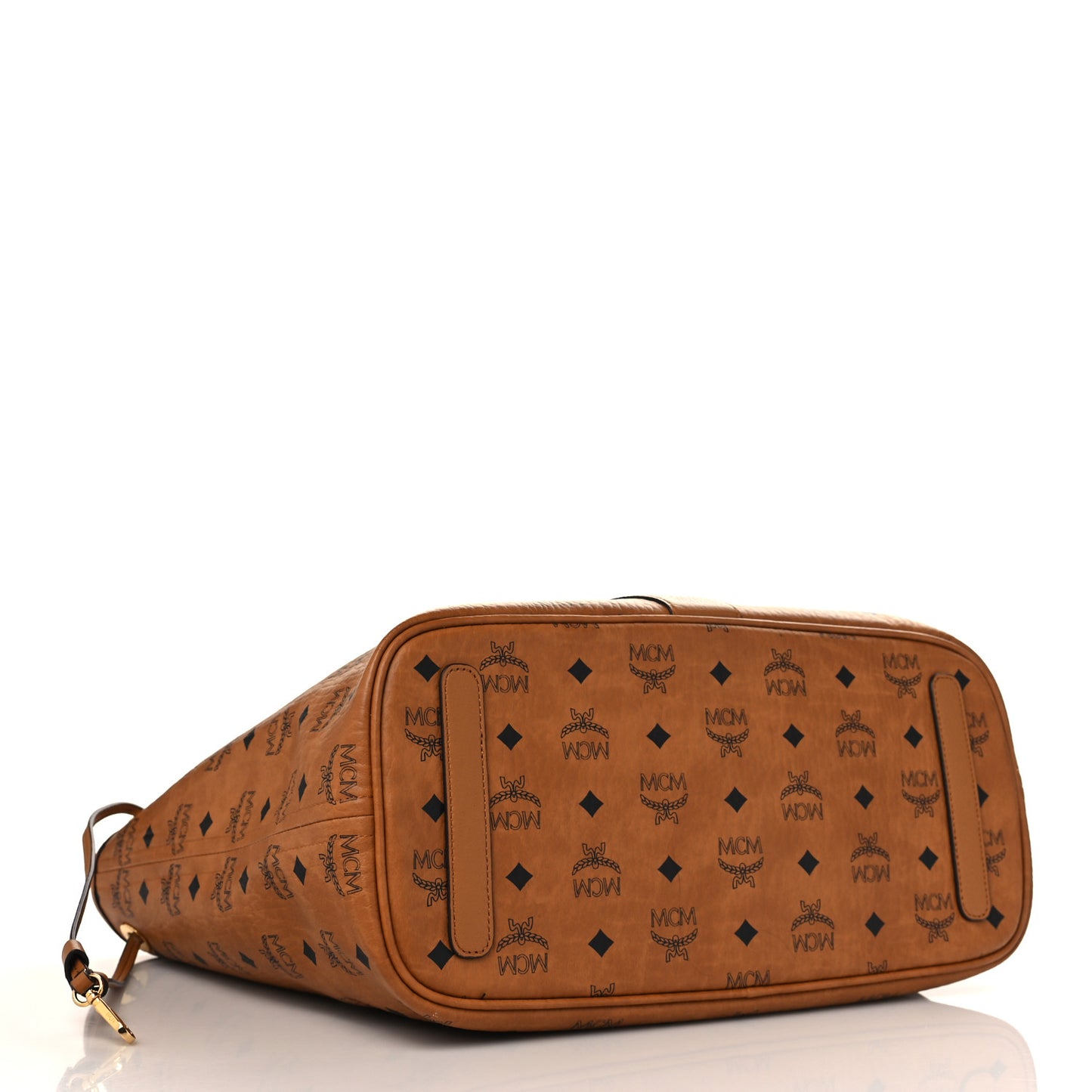 Visetos Medium Liz Reversible Shopper Tote Cognac