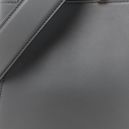 Fendi Vitello Seta Chenille FF Mini Peekaboo Iconic Satchel Anthracite Asfalto 9 of 11