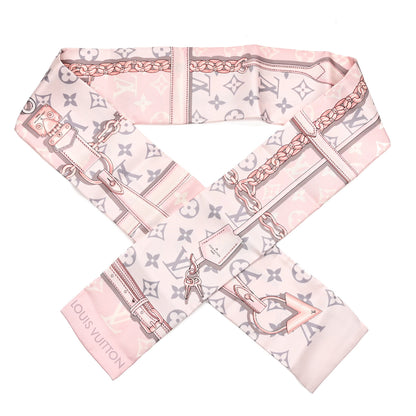 Louis Vuitton Silk Monogram Confidential Bandeau Light Pink 1 of 4