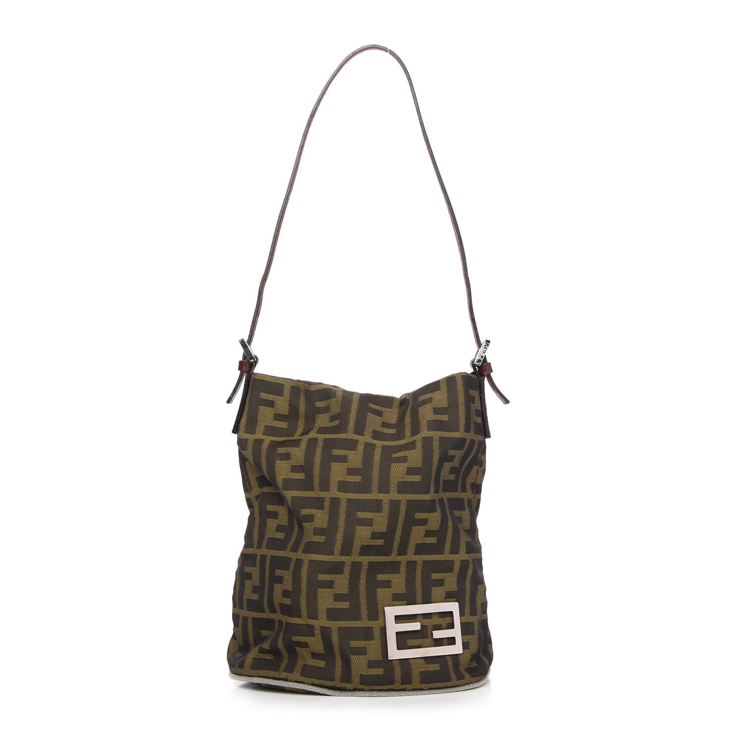 Fendi Zucca Small Shoulder Bag Tobacco 1 of 11