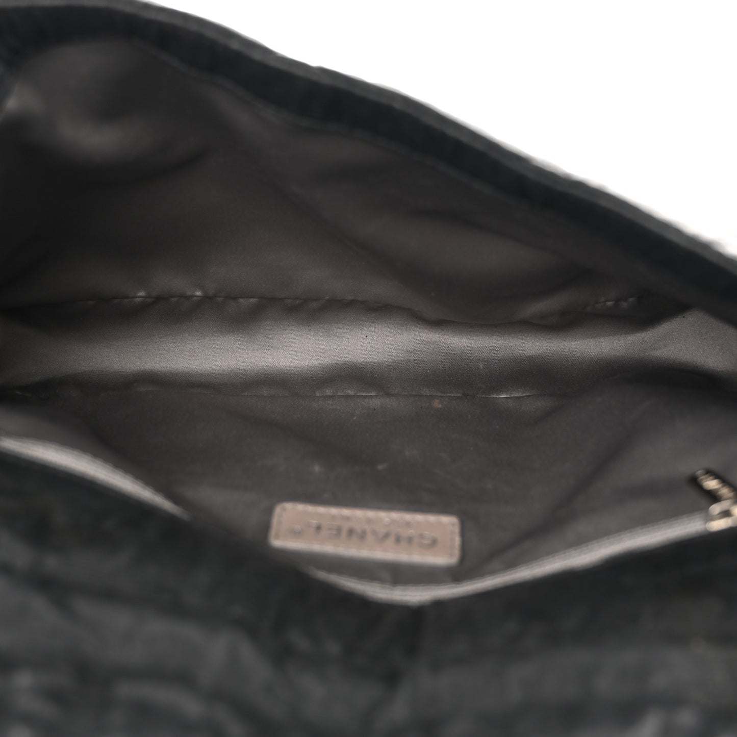 Coated Canvas Quilted Le Marais Flap Black