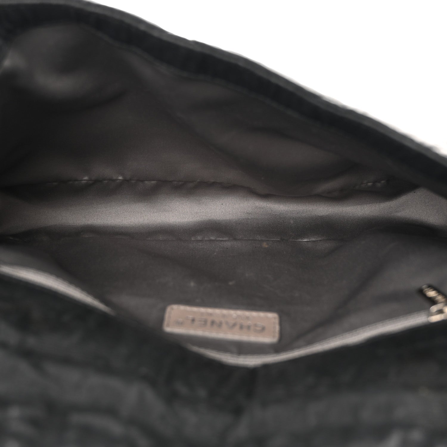 Chanel Coated Canvas Quilted Le Marais Flap Black 5 of 15