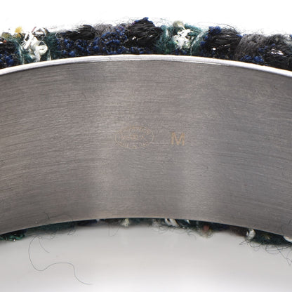 Chanel Tweed CC Cuff M Black 4 of 5