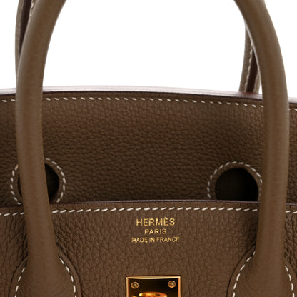 Hermes Togo Birkin 25 Etoupe 6 of 14