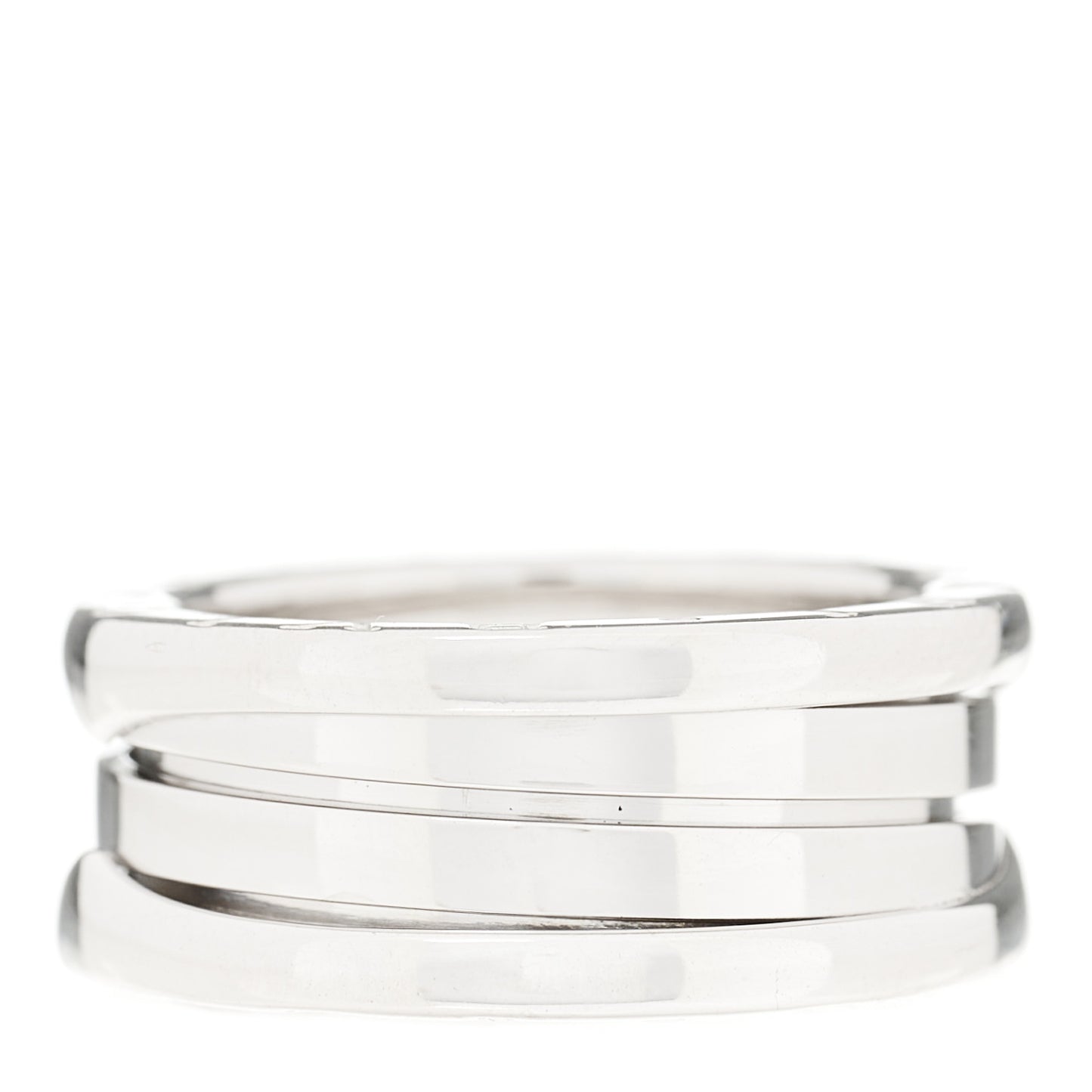 18K White Gold B.Zero1 Three-Band Ring 50 5.25