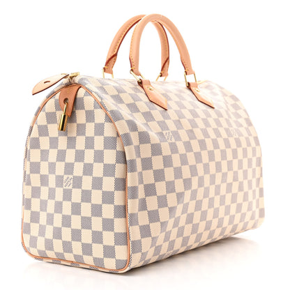Louis Vuitton Damier Azur Speedy 35 3 of 10