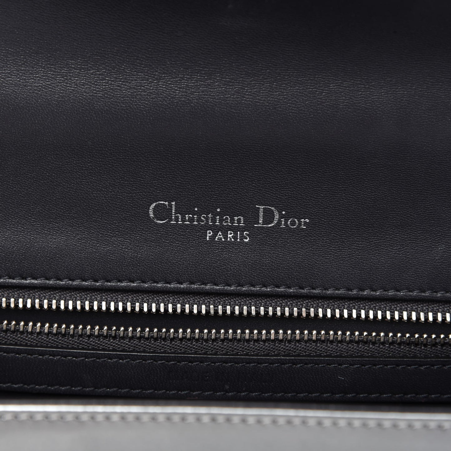 Metallic Patent Micro-Cannage Medium Diorama Flap Bag Silver