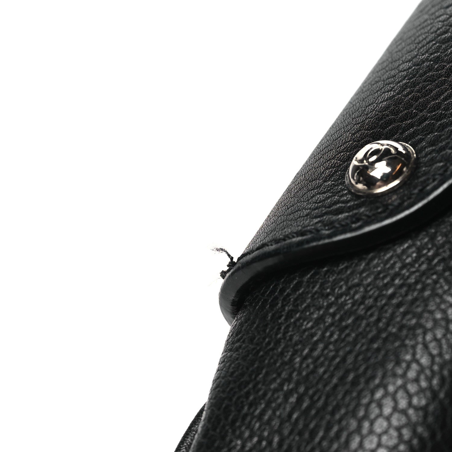 Chanel Caviar Stitched Pocket In The City Hobo Black 11 of 14