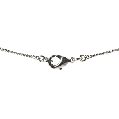 Chanel Crystal Timeless CC Necklace Silver 5 of 7