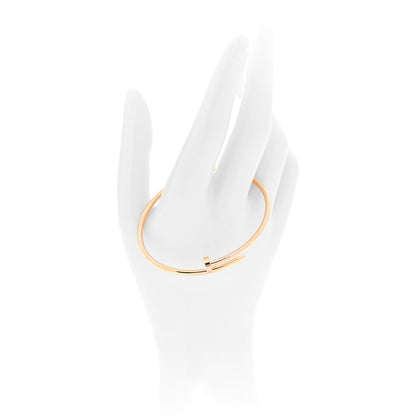Cartier 18K Pink Gold Small Juste Un Clou Bracelet 17 2 of 5