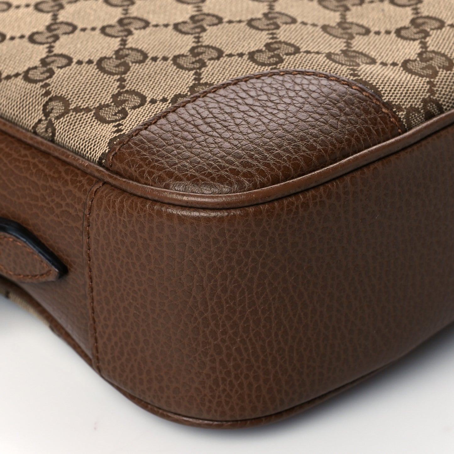 Monogram Mini Bree Messenger Bag Beige Tabacco