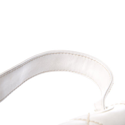 Chanel Calfskin Quilted Wild Stitch Flap White 9 of 13