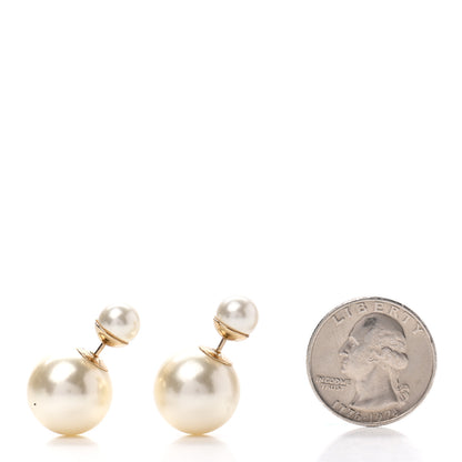 Christian Dior Pearl Mise En Dior Tribal Earrings Gold 2 of 4