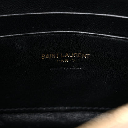 Saint Laurent Grain De Poudre Matelasse Monogram Mini Lou Camera Bag New Powder 6 of 9