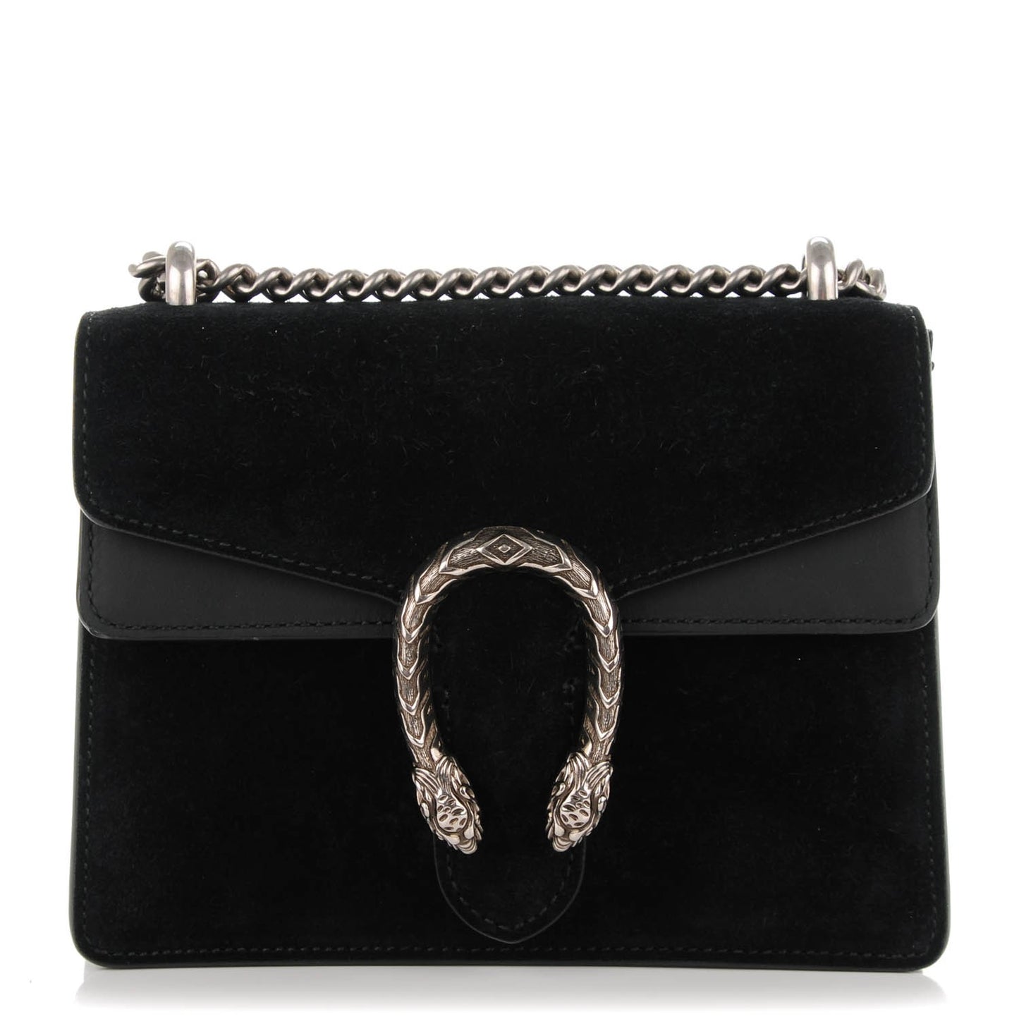 Suede Mini Dionysus Shoulder Bag Black