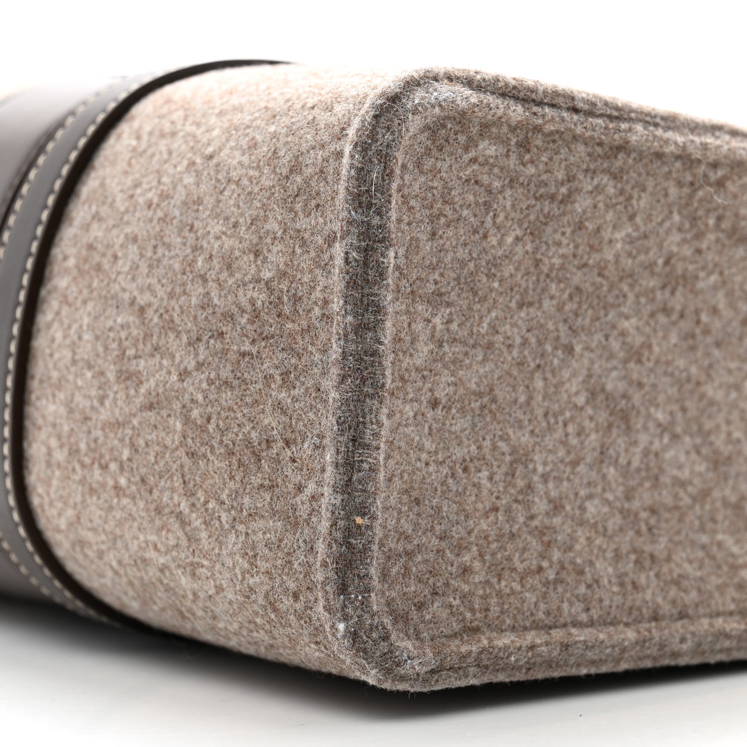 Chloe Felt Large Woody Ribbon Tote Deep Beige 10 of 11