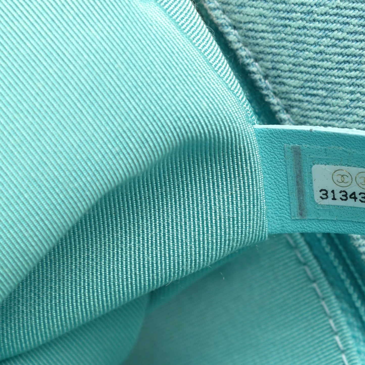 Denim Quilted Medium Chanel 19 Flap Neon Blue