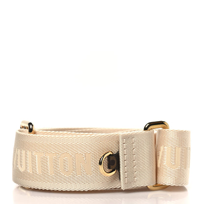 Louis Vuitton Jacquard Monogram Adjustable Shoulder Strap New Creme 3 of 3