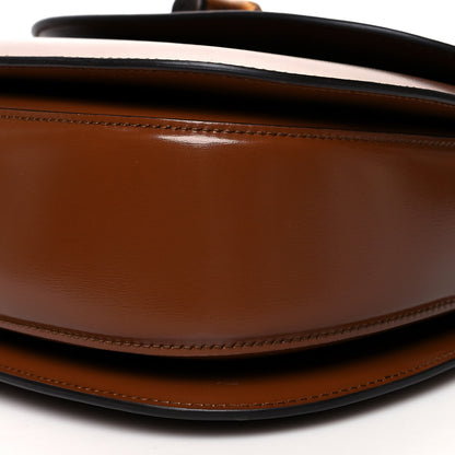 Gucci Boarded Dyana Lux Calfskin Web Medium Bamboo 1947 Top Handle Bag Brown 9 of 10