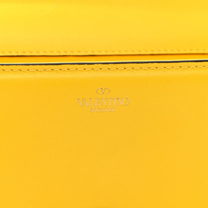 Valentino Garavani Calfskin Vlogo Loco Shoulder Bag Bright Lemon 6 of 11