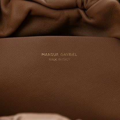Mansur Gavriel Lambskin Cloud Clutch Biscotto 6 of 9
