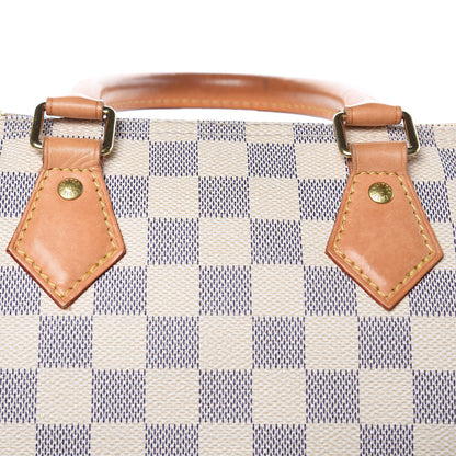 Louis Vuitton Damier Azur Speedy Bandouliere 25 18 of 20