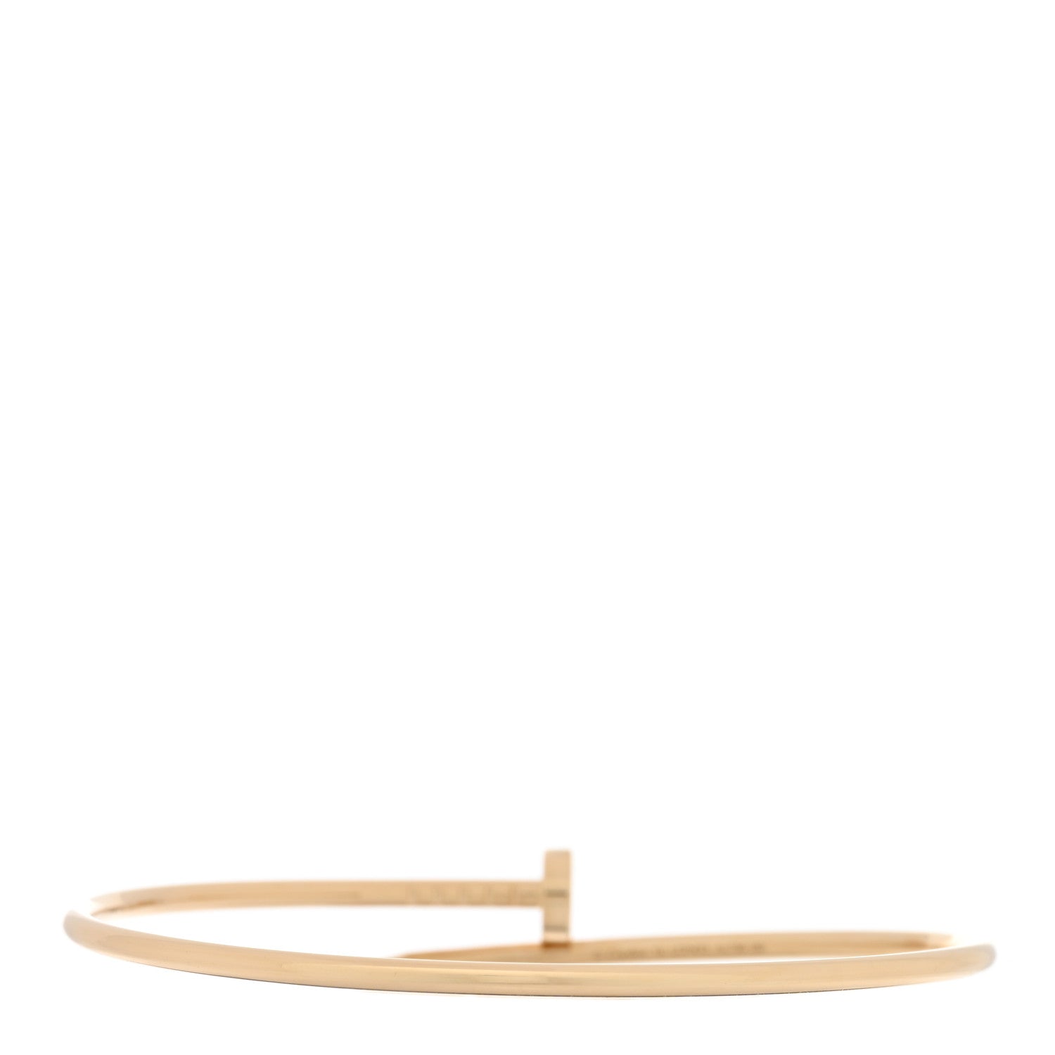 Cartier 18K Yellow Gold Small Juste Un Clou Bracelet 19 2 of 5