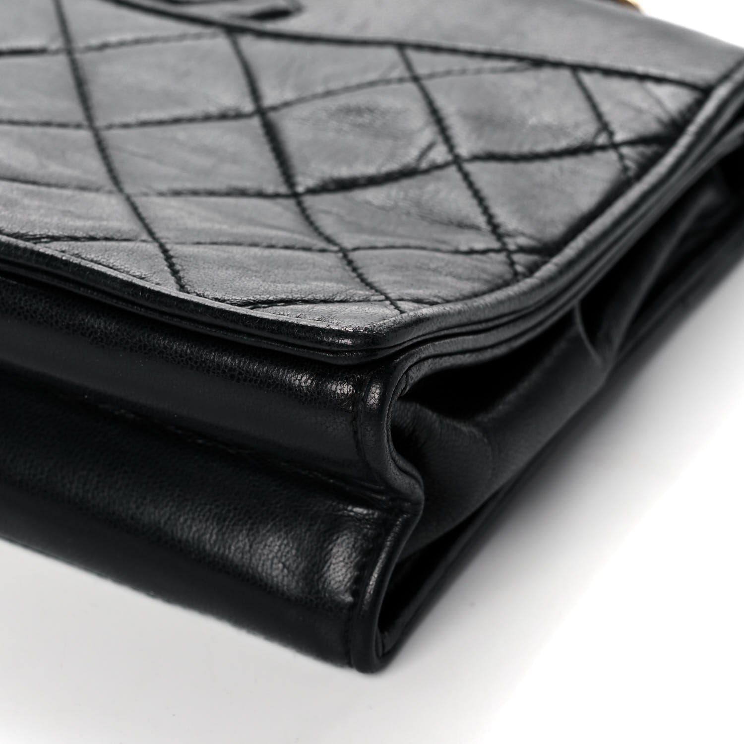 Chanel Lambskin Quilted Mini Flap Black 9 of 9