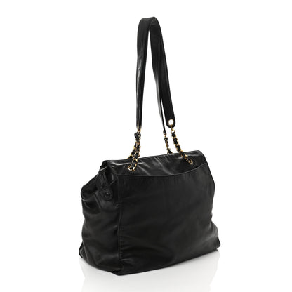 Chanel Lambskin CC Shoulder Bag Black 3 of 10