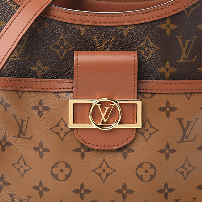 Louis Vuitton Reverse Monogram Dauphine Hobo PM 9 of 10