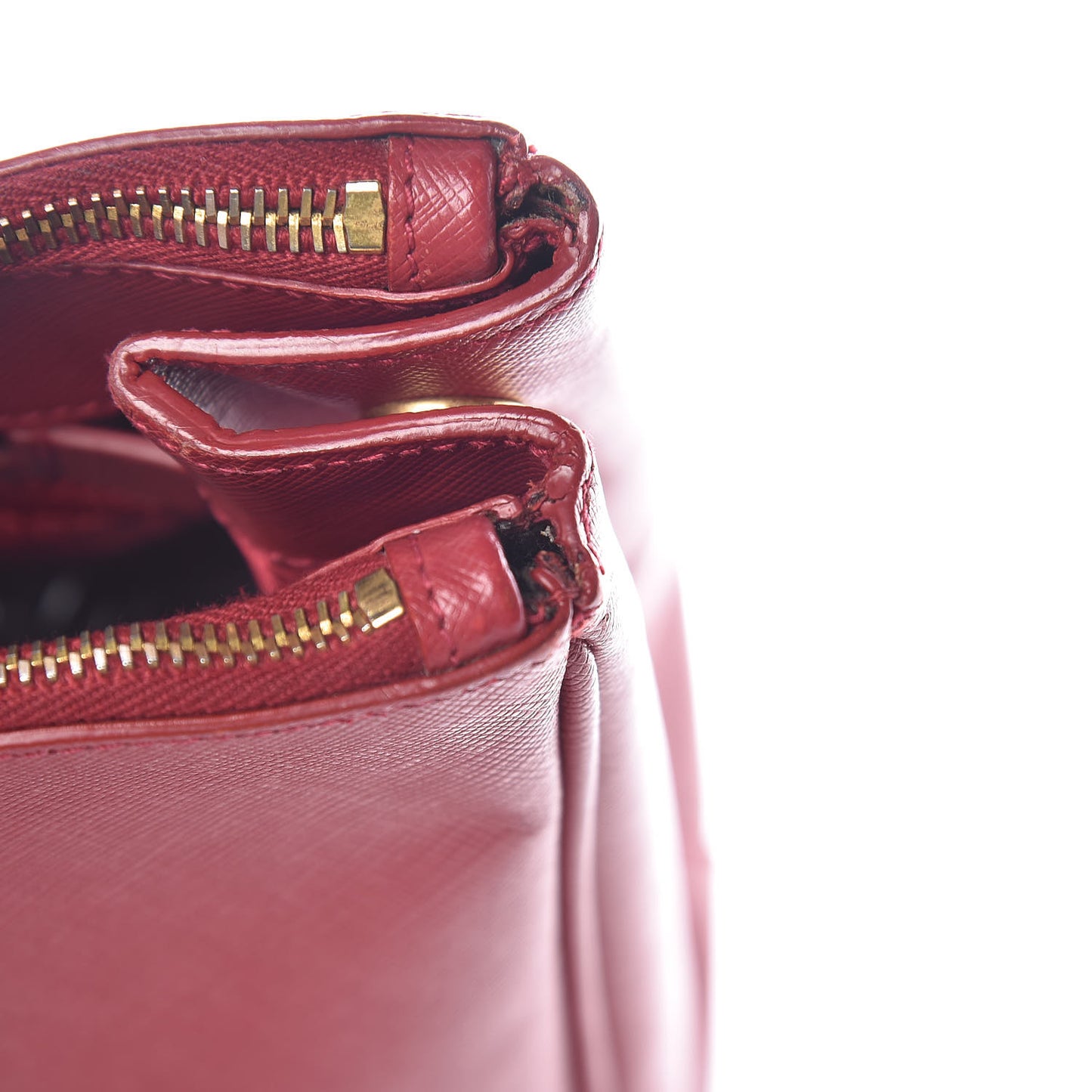Saffiano Lux Large Tote Fuoco