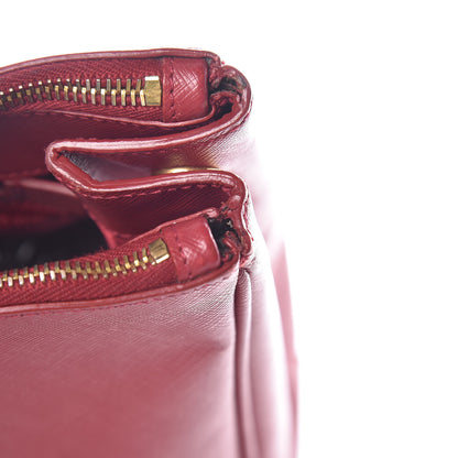Prada Saffiano Lux Large Tote Fuoco 12 of 25