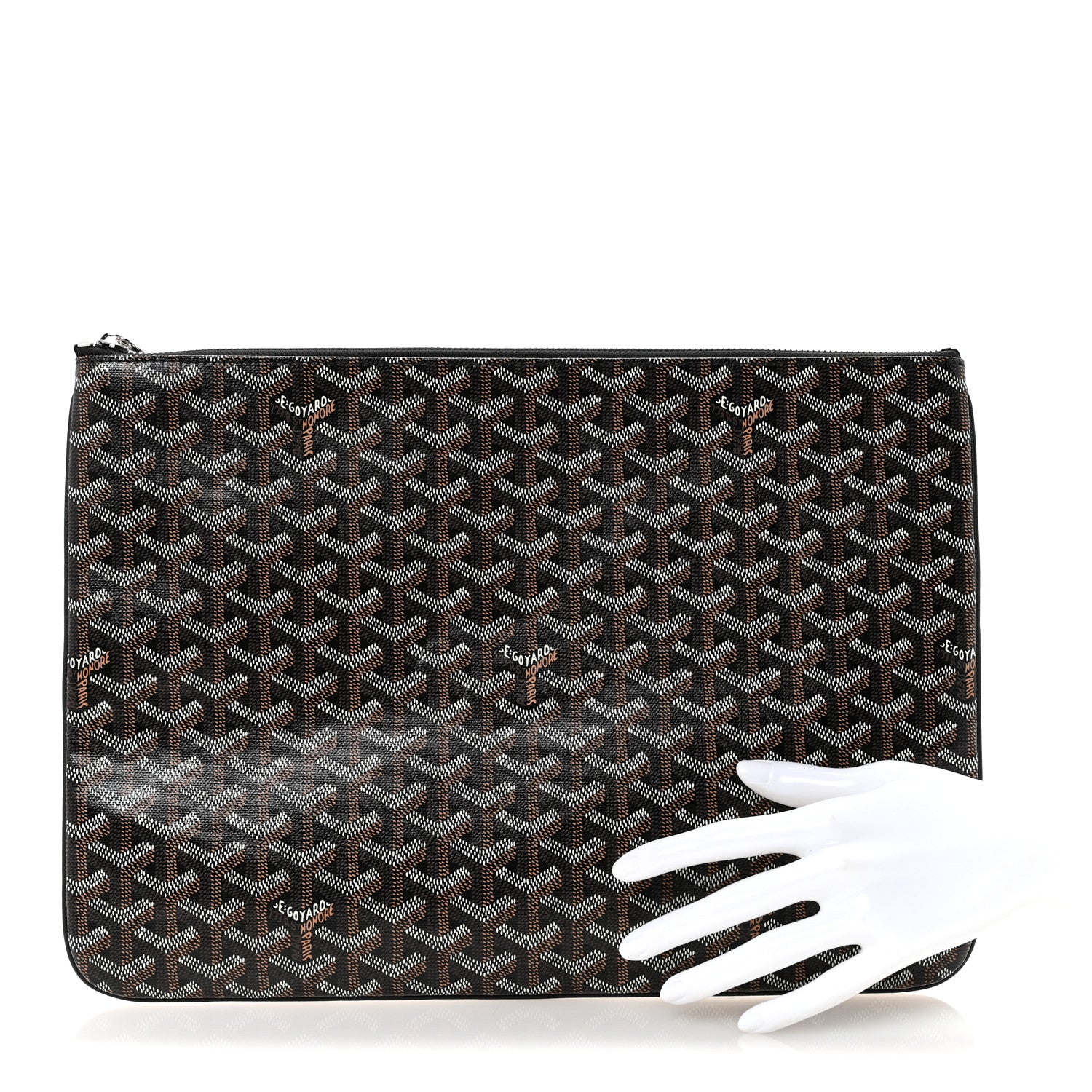 Goyard Goyardine Senat Pochette GM Black 2 of 6