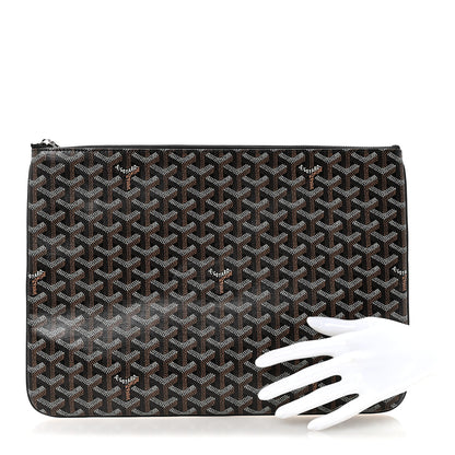 Goyard Goyardine Senat Pochette GM Black 2 of 6