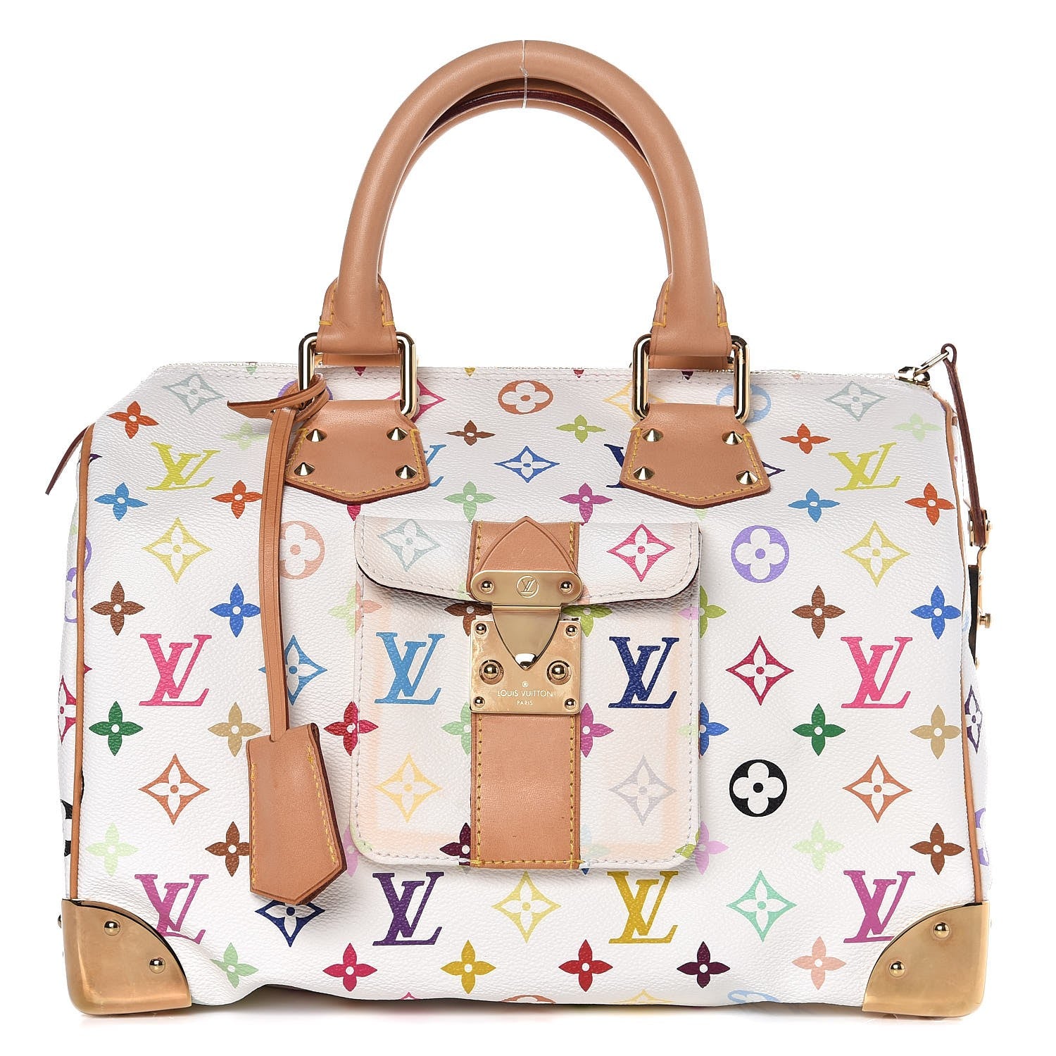 Louis Vuitton Monogram Multicolor Speedy 30 White 1 of 7