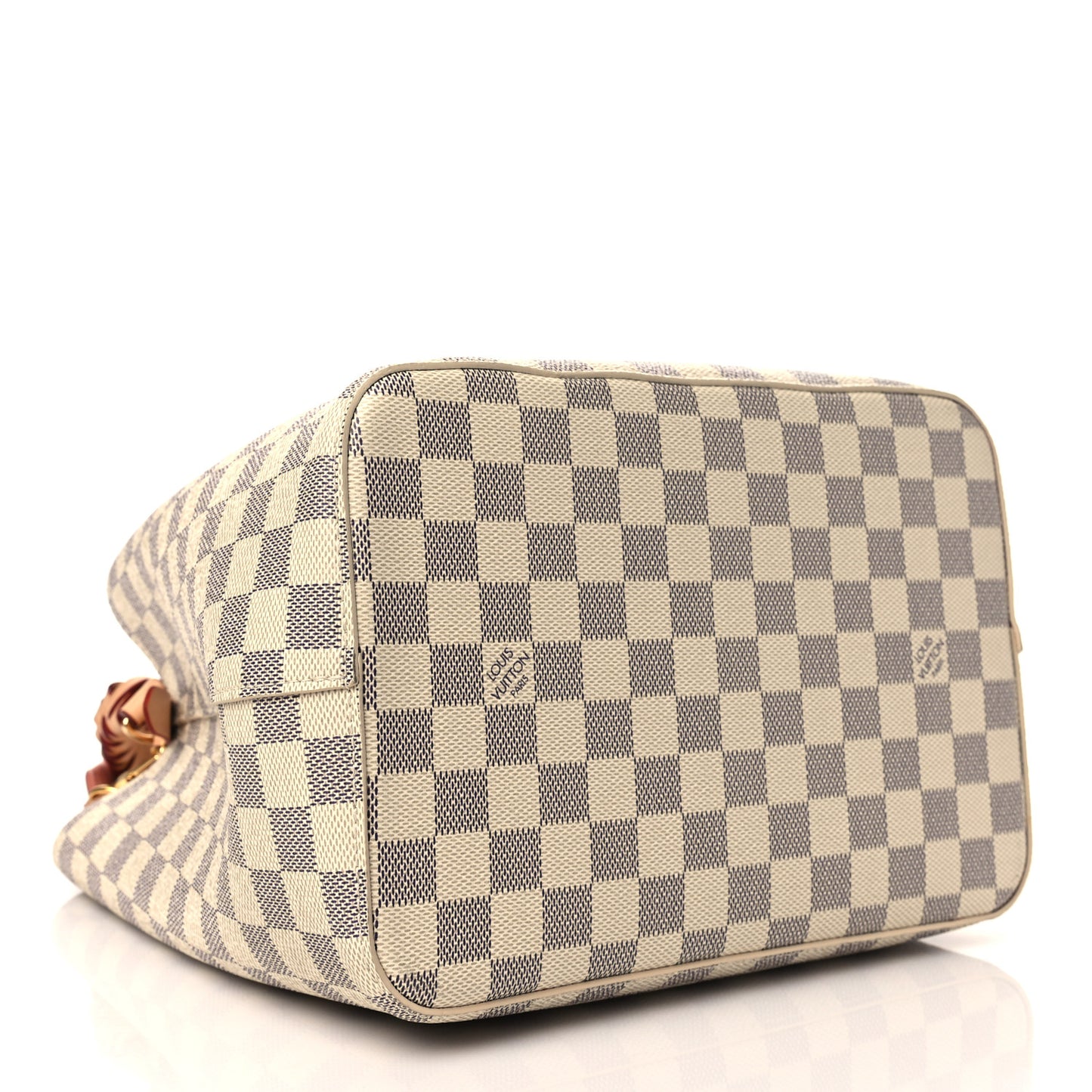 Damier Azur Braided Neonoe MM Peach Cream