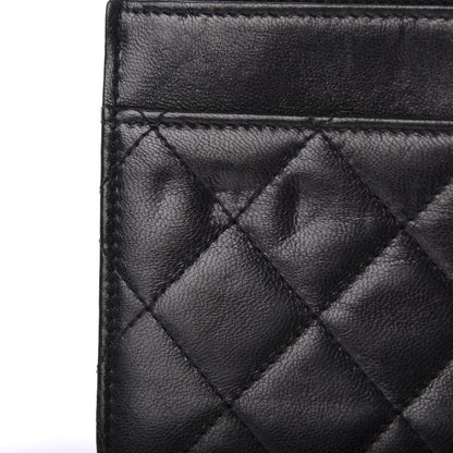 Chanel Lambskin Quilted Wallet On Chain WOC Black 9 of 13