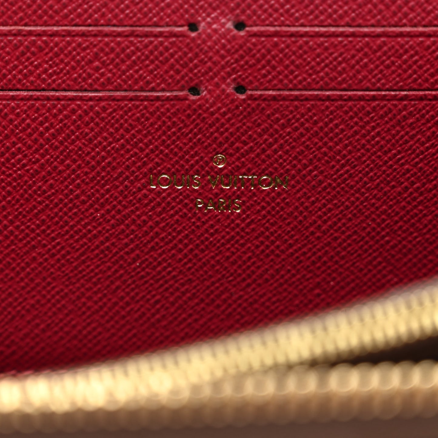 Monogram Clemence Wallet Fuchsia