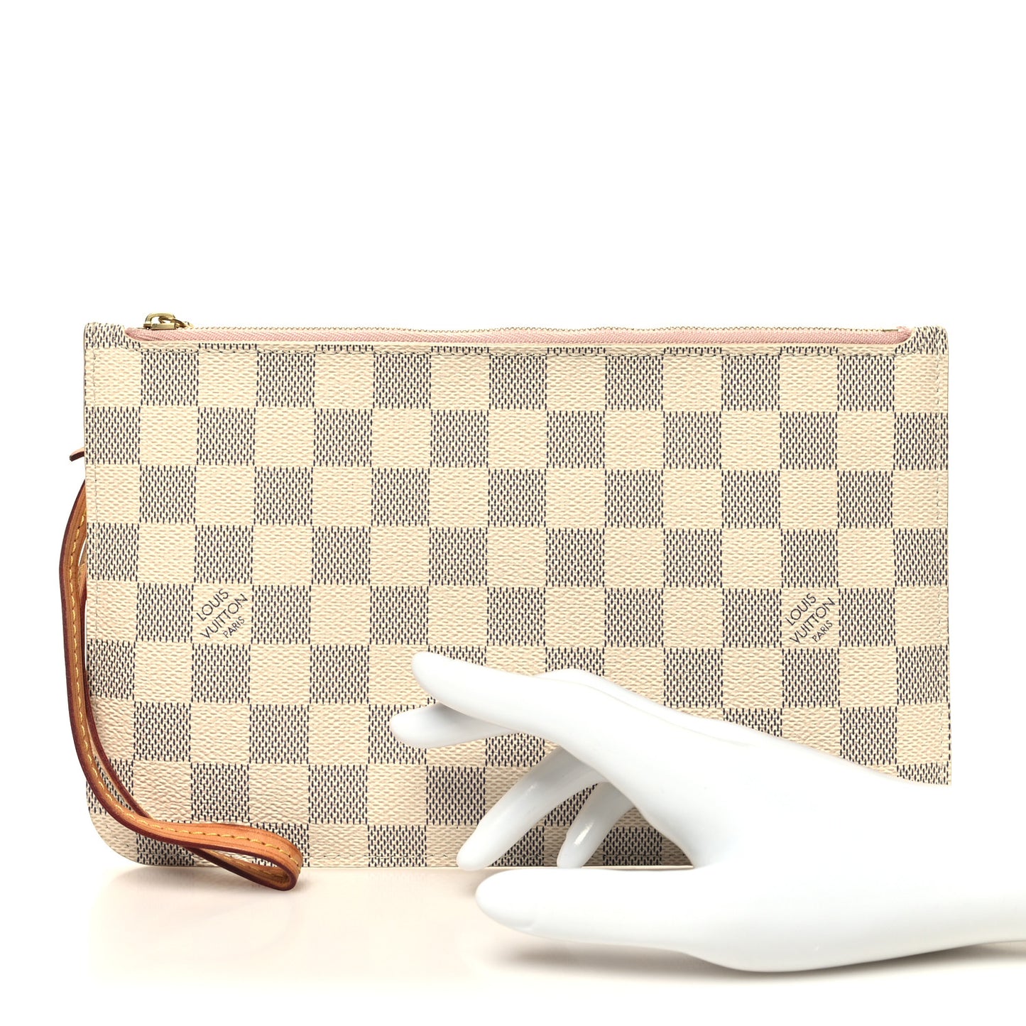 Damier Azur Neverfull MM GM Pochette Rose Ballerine