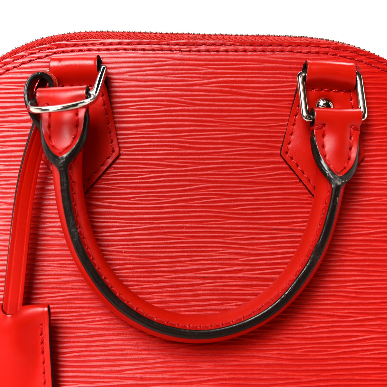 Louis Vuitton Epi Alma BB Carmine 10 of 12