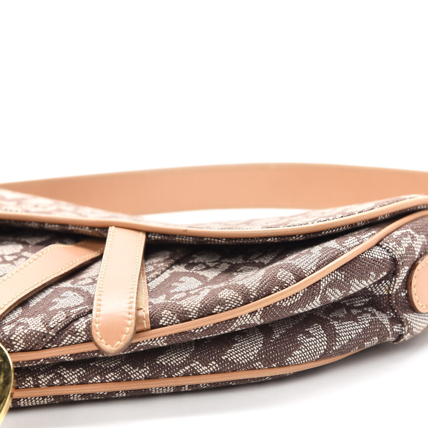 Monogram Saddle Bag Brown