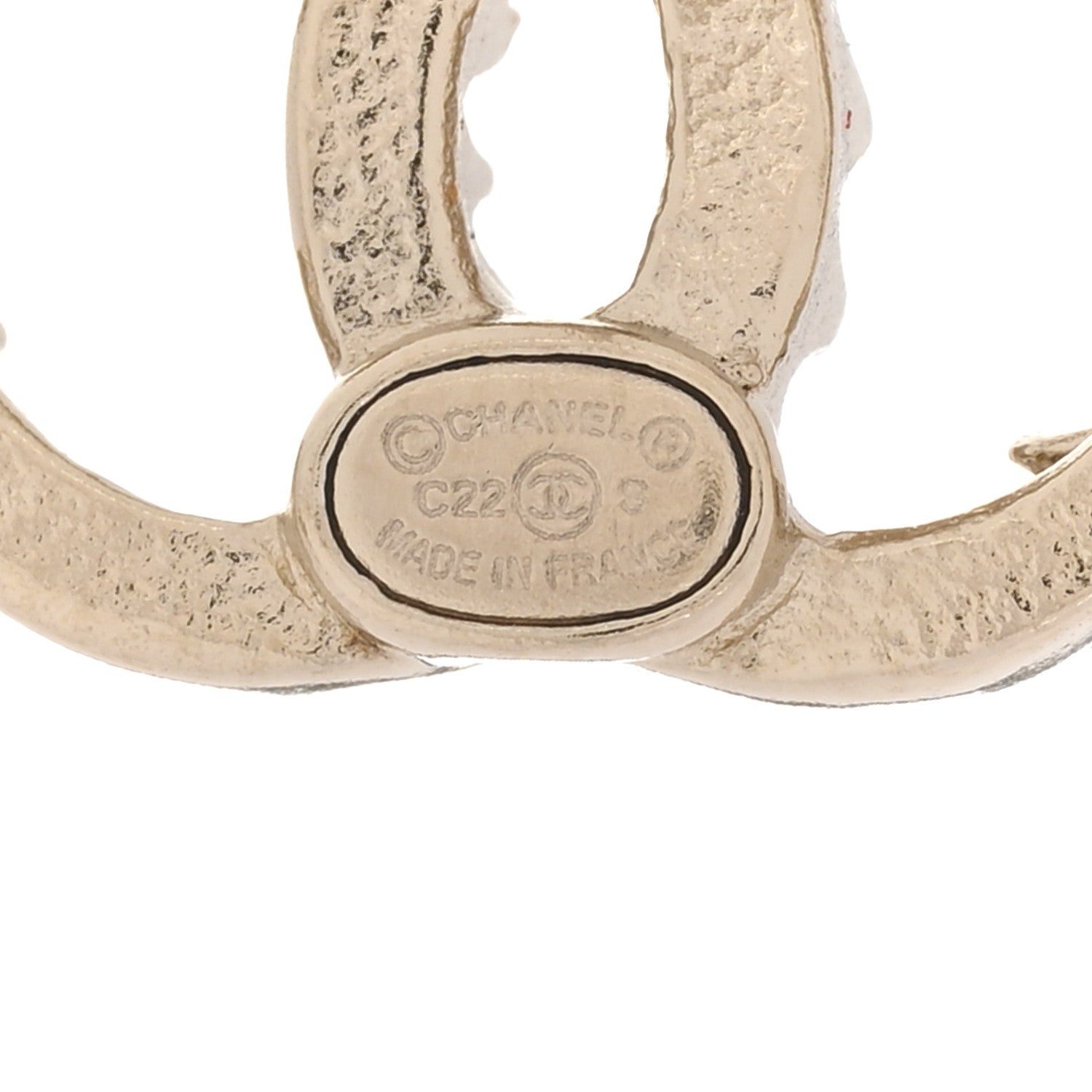 Chanel Crystal Star 5 CC Earrings Gold 4 of 5