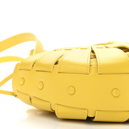 Bottega Veneta French Calfskin Small Shell Bag Yellow 9 of 11