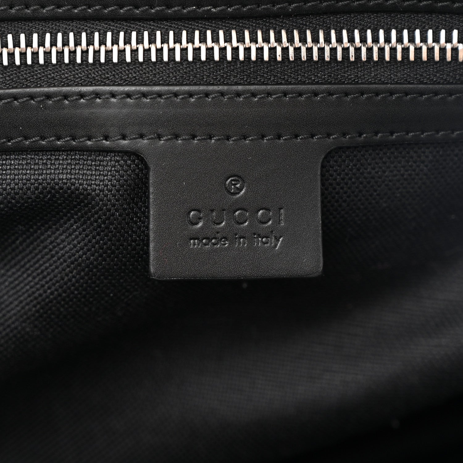 Gucci Soft GG Supreme Monogram Appia Calfskin Web Large Carry On Duffle Bag Black Grey 5 of 10