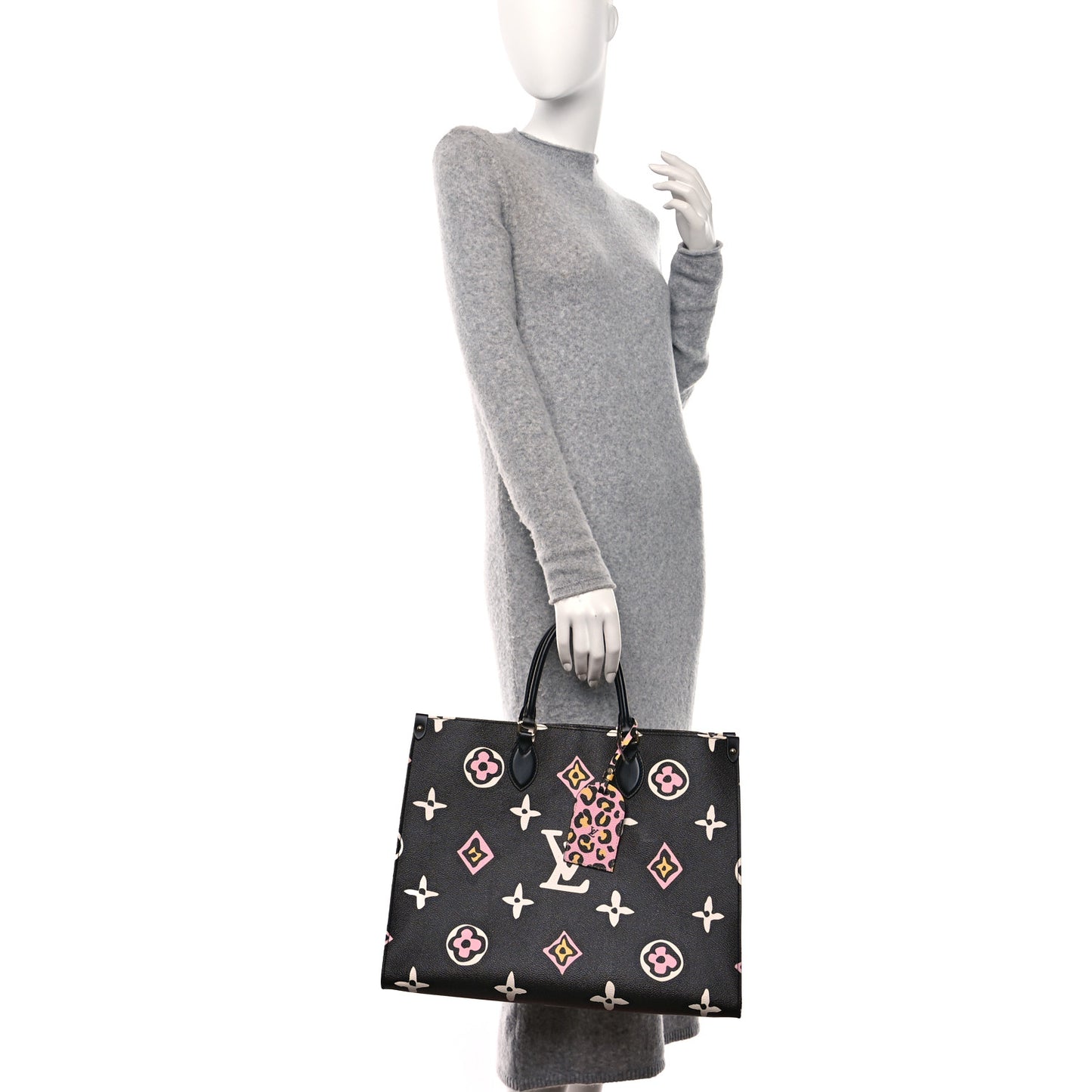 Monogram Giant Wild At Heart Onthego GM Black