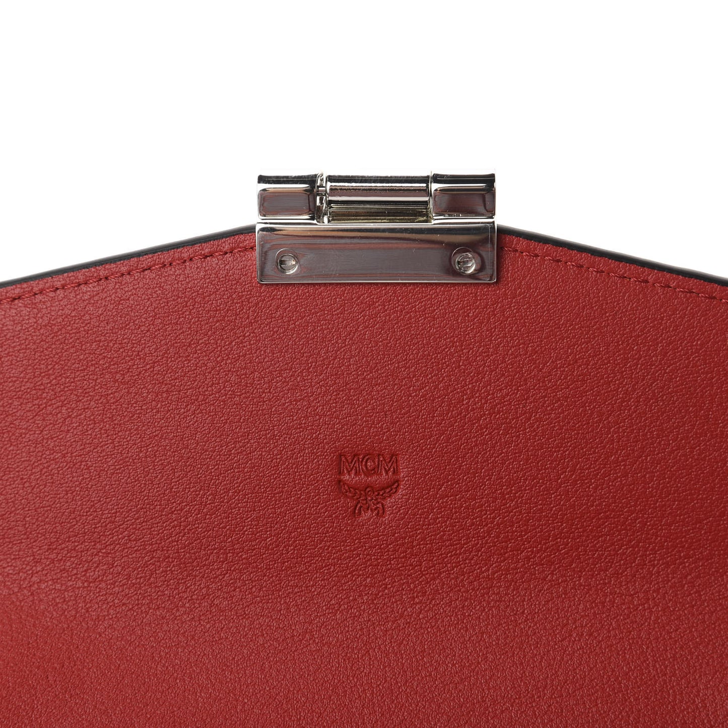 Visetos Large Patricia Wallet On Chain Black Red