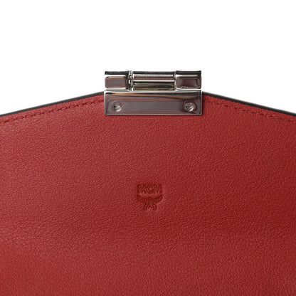 MCM Visetos Large Patricia Wallet On Chain Black Red 8 of 10